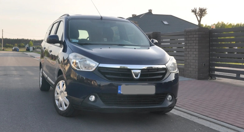 Dacia Lodgy cena 24900 przebieg: 135374, rok produkcji 2015 z Myszyniec małe 121